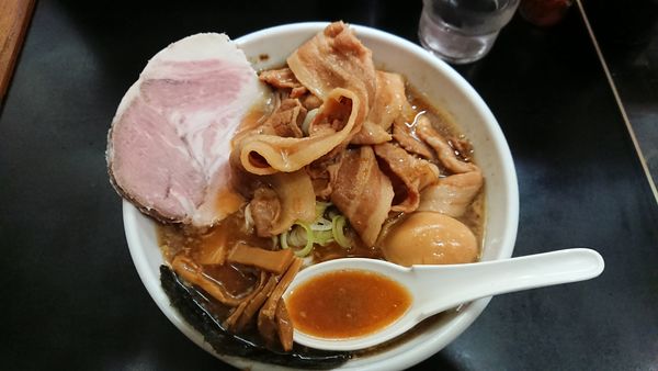 「不純酒粕SP100ラーメン」@一条流がんこ総本家分家四谷荒木町の写真