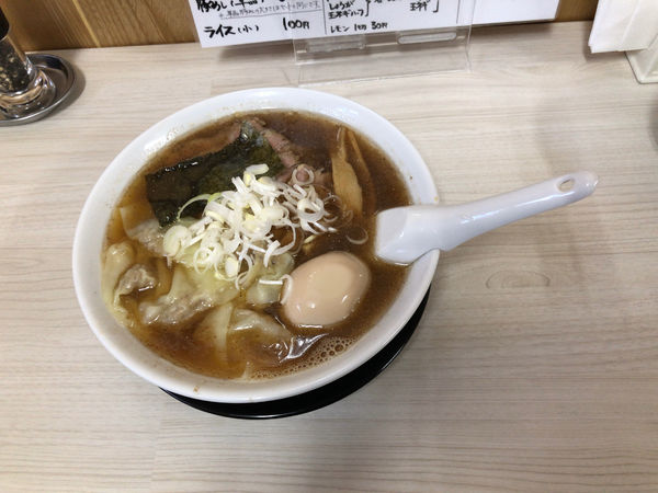 「チャーシューワンタンメン」@寺カフェ 中華そば水加美の写真