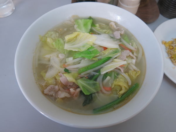 「たんめん+半ちゃーはん：850円」@中華 みやこの写真