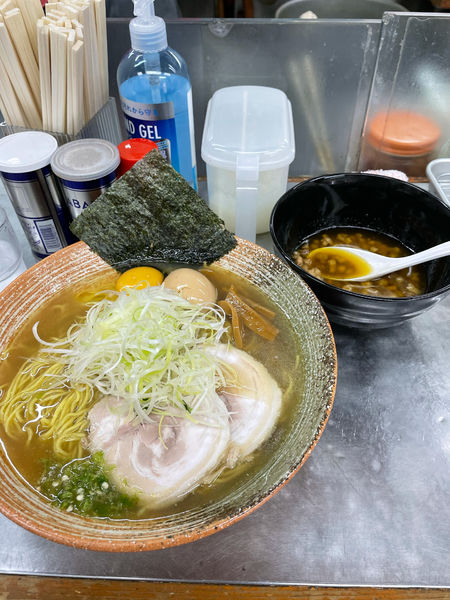 「ムール貝出汁悪いつけそば」@覆麺 智の写真