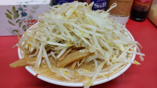 「味噌大ラーメン・メンマ（太麺ヤサイ多め）￥１０３０」@ラーメン 麺徳 東陽町店の写真