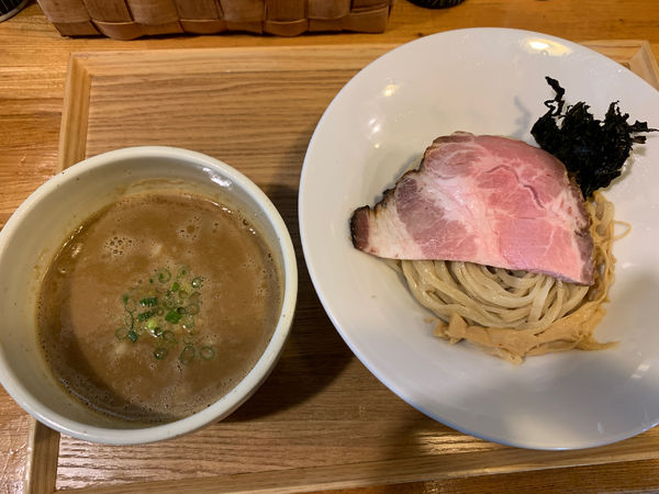 「鶏白湯と煮干しつけ」@中華蕎麦 はざまの写真