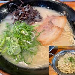 博多ラーメン650円、替玉120円