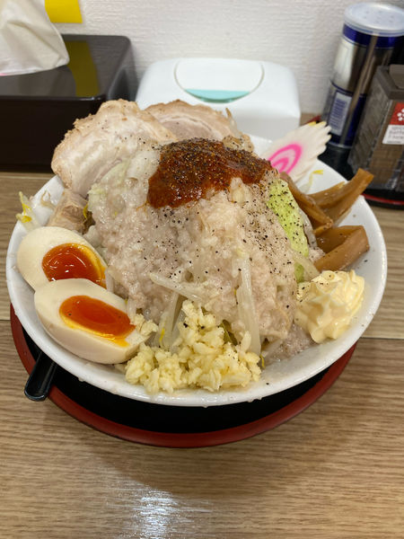 「まぜそば」@麺屋 富味の写真