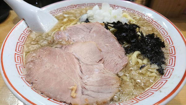 「【夜】中華そば（塩）」@背脂煮干し中華そば 和市 新橋本店の写真