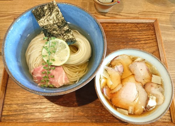 昆布水のつけめん 醤油(350g)＋味玉【ユーザーレビュー】