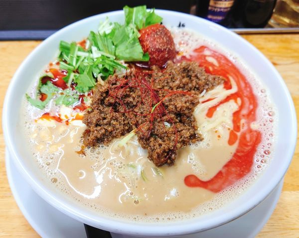 「白エビMILK担々麺【期間·数量限定】」@麺屋 白神の写真