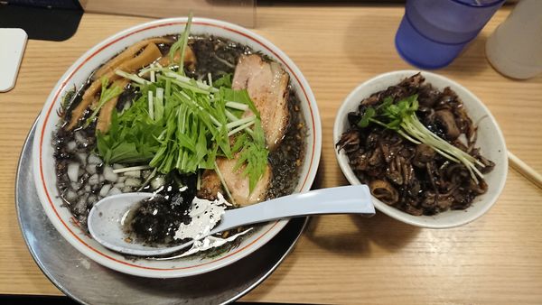 「烏賊れたベイビー＋烏賊れめし」@煮干そば 流。の写真