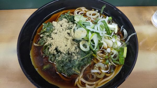 「春菊天そば（￥420）」@天亀そば 神田店の写真