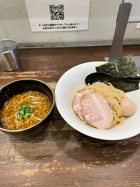 「特みそつけ麺中盛り」@東京スタイルみそらーめん ど・みそ 西新井店の写真