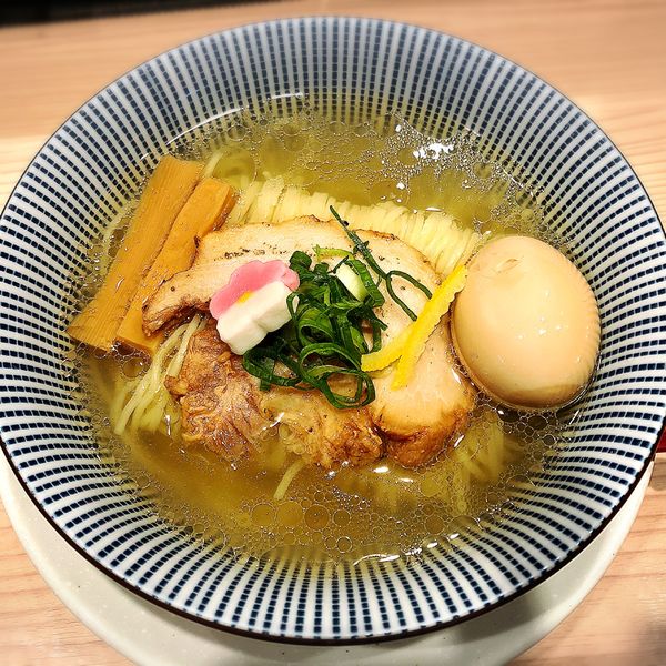 「鯛塩らぁ麺 玉子 920円」@鯛塩そば 灯花 ペリエ千葉店の写真