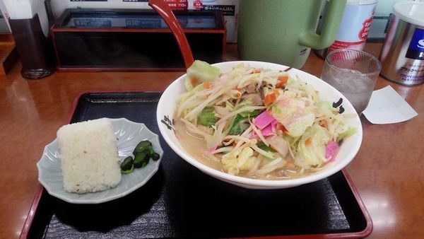 「ちゃんぽん＆おにぎり」@伊万里ちゃんぽんの写真