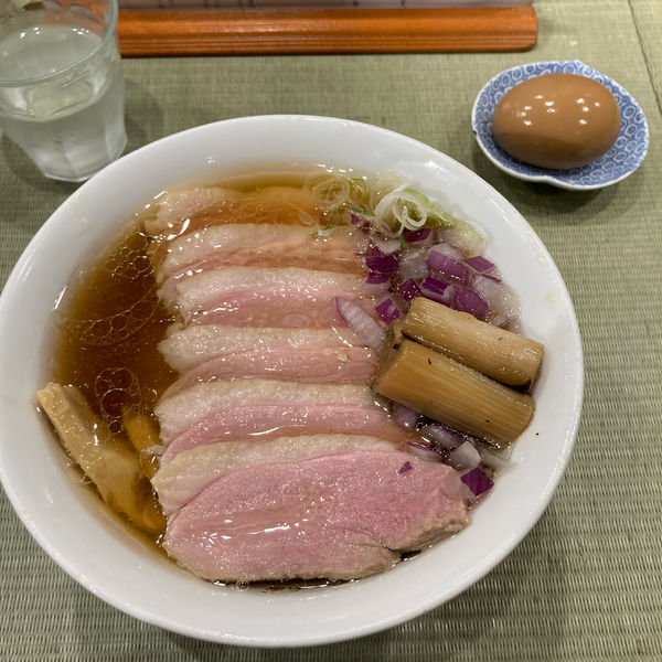 「鴨コンフィ麺」@らーめん 鴨to葱の写真