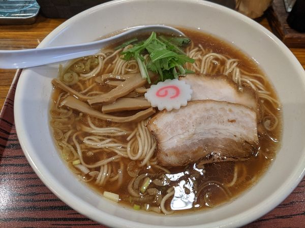 「中華ソバ　730円+大盛り100円」@中華ソバ 素和可の写真