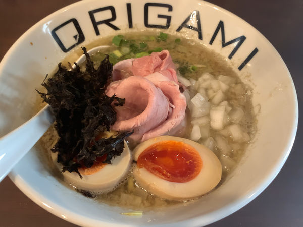 「背脂煮干らーめん」@麺屋 ORIGAMIの写真