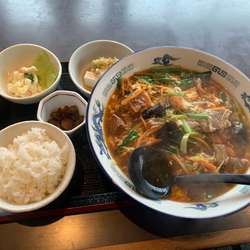 カルビラーメン定食