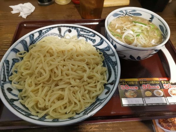 「肉つけ麺 690円大盛り(無料)」@北海道らぁめん 伝丸 環八羽田店の写真
