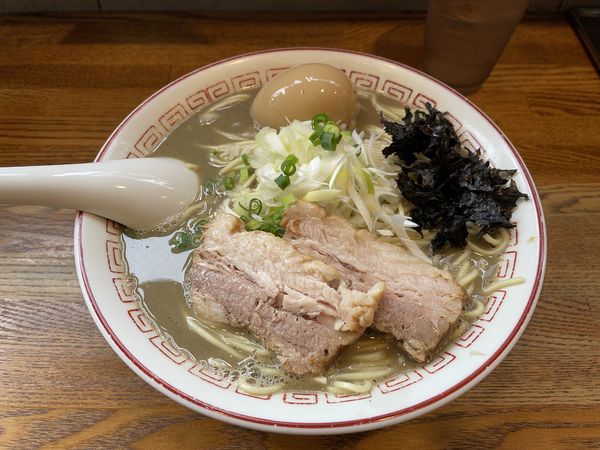 「濃厚煮干そば・味玉・混ぜ玉」@煮干中華そば専門 煮干丸の写真
