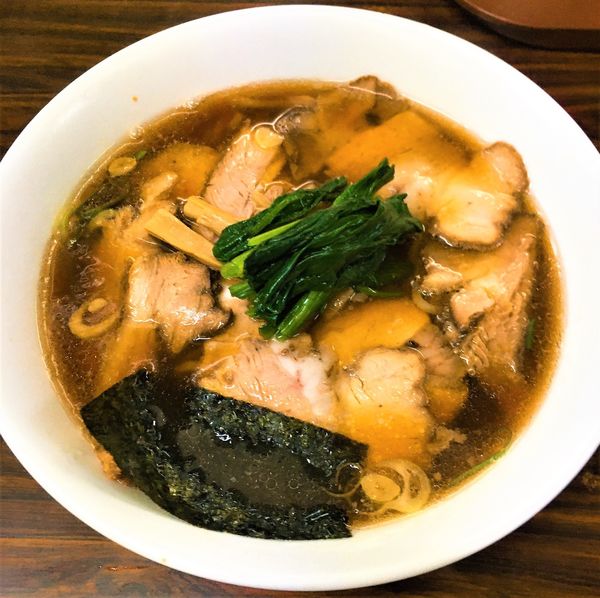 「生姜醤油チャーシュー＋半チャーハン」@中華料理 天王の写真