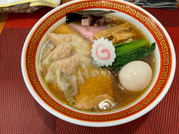 「ワンタン麺＋味玉チャーシュー」@麺創庵 砂田の写真