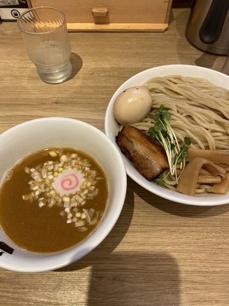 「味玉つけめん」@つけめんTETSU 横浜ランドマークプラザ店の写真