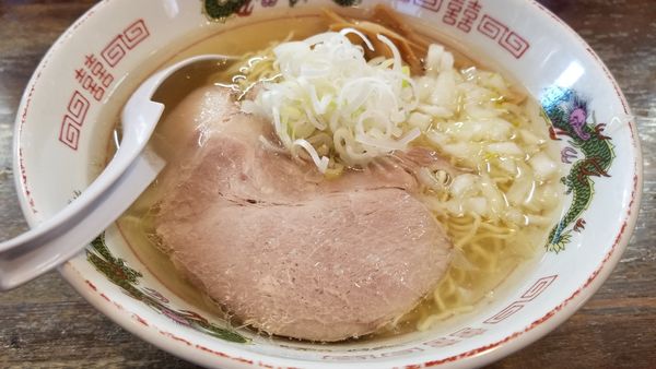 「朝専用中華そば　塩」@らあめん 寸八 総本店の写真