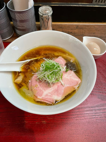 「味玉醤油蕎麦」@神保町黒須の写真