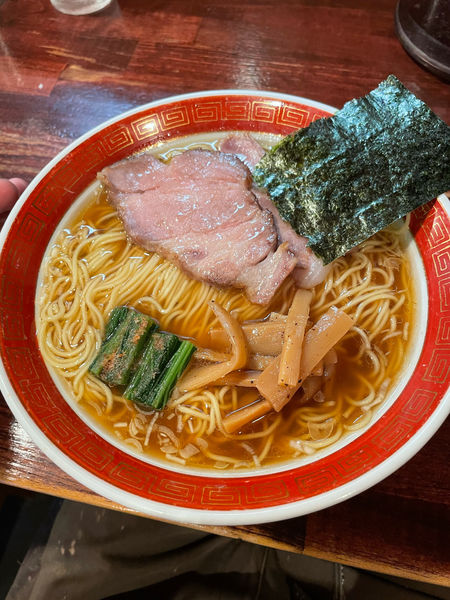 「醤油　細麺」@麺処 懐やの写真