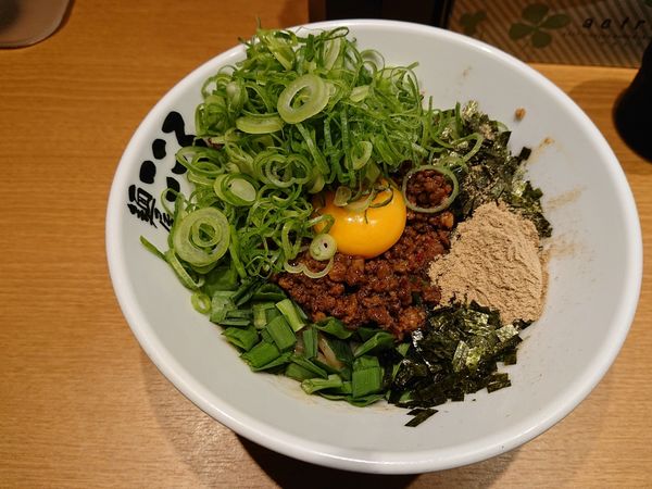 「九条ネギ台湾まぜそば」@麺屋こころ 溝の口店の写真