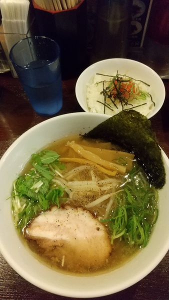 「ランチA（香味徳、ミニ明太子丼）800円」@牛骨ラーメン 香味徳の写真