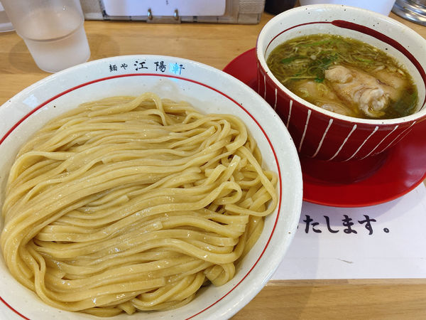 「つけそば大盛(1,000円)+豚足トッピング(350円)」@麺や 江陽軒の写真