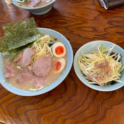 ネギチャーシュー　味玉　太麺　小ネギごはん