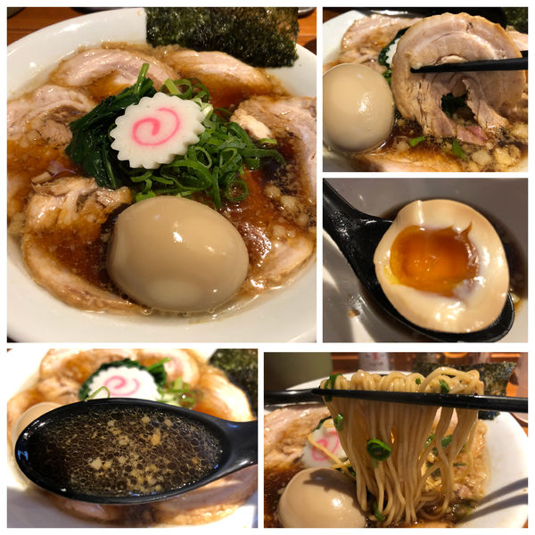 「【限定】ブラックチャーシュー麺 1000円」@麺屋 真心の写真
