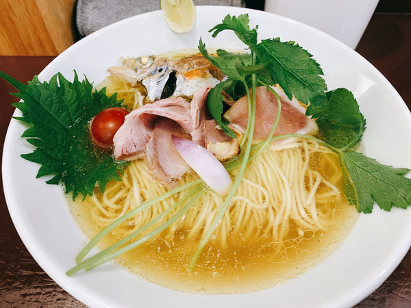 「のどぐろ煮干しそば」@中華そば うお青の写真