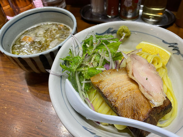 「淡麗塩つけ麺」@麺や百日紅の写真