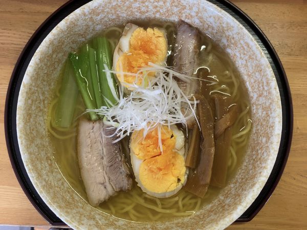 「味玉らーめん 塩700円」@和風ラーメン 味のほうさくの写真