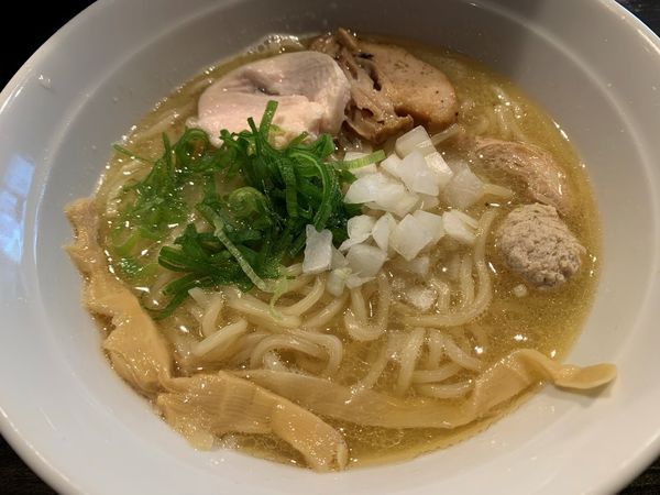「あご出汁鶏そば 白」@下町食堂 麺屋ばらいちの写真