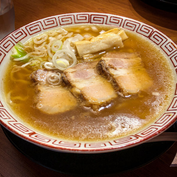 「喜多方ラーメン(トロたく丼セット)」@喜多方食堂 ハイハイタウン店の写真