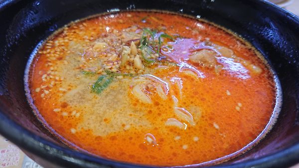 「八角入り角煮担々麺」@かっぱ寿司 鶴ヶ島店の写真