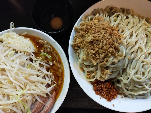 「【限定】マサラ1000円(大100円、800g)+生卵50円」@豚星。の写真