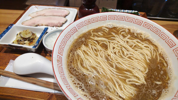 「【昼】烏賊（するめいか）」@炭火焼濃厚中華そば 海富道の写真