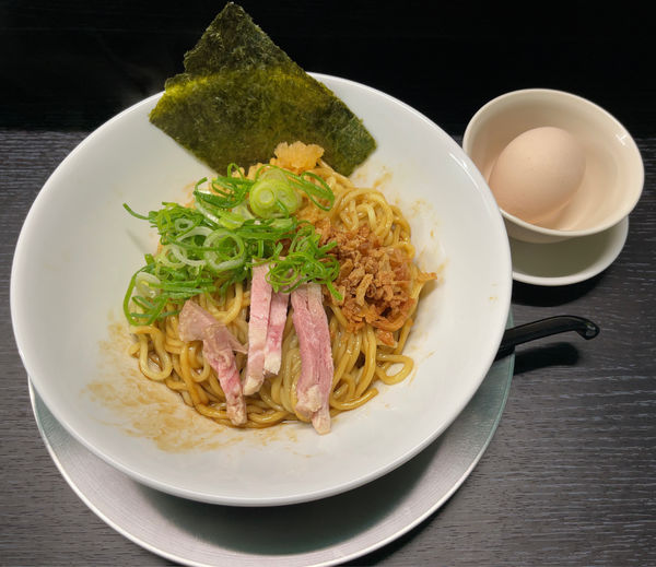 「鶏醤油まぜそば並150g（700円）」@鶏壱番隊の写真