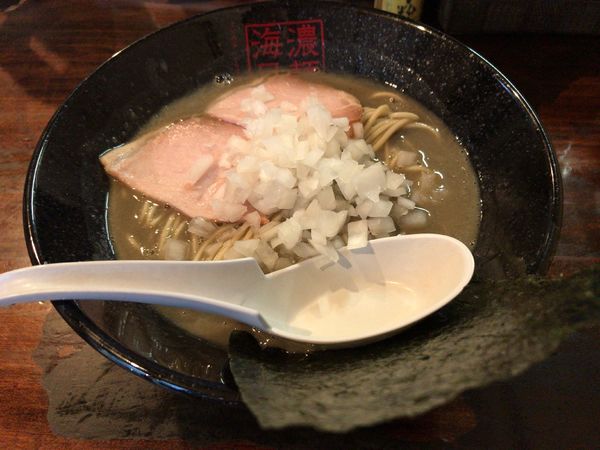 「煮干濃麺HV」@濃麺 海月の写真