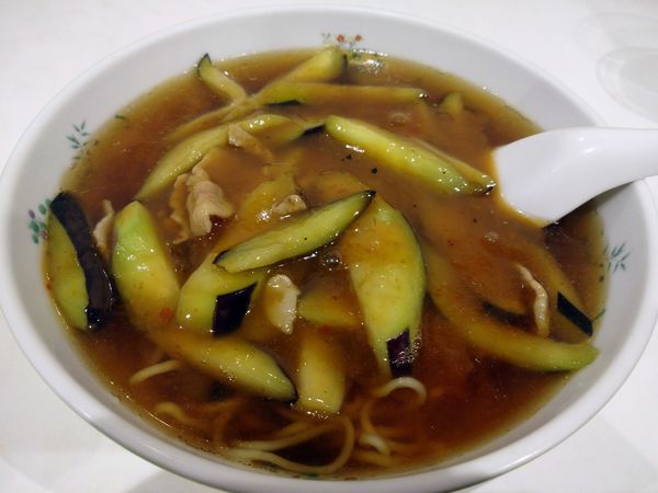 「ナスらーめん（800円）」@金門飯店の写真