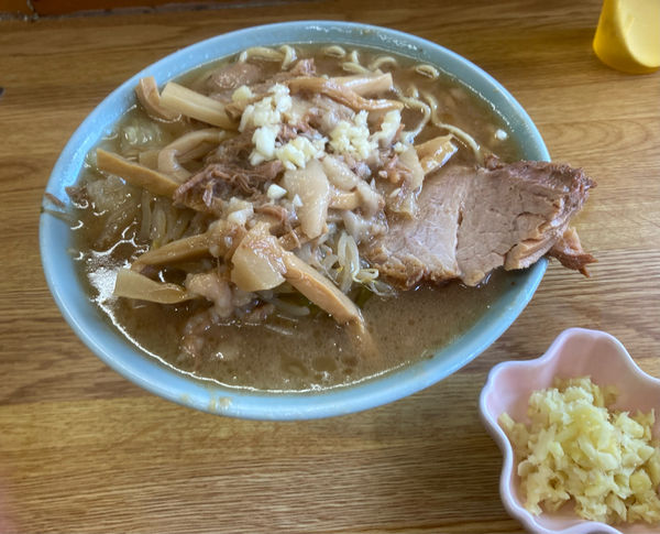 「ラーメン　麺半分　　ショウガ」@ラーメン そらの写真