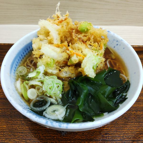 「【季節限定】そらまめのかき揚げ(¥440)」@しぶそば 菊名店の写真