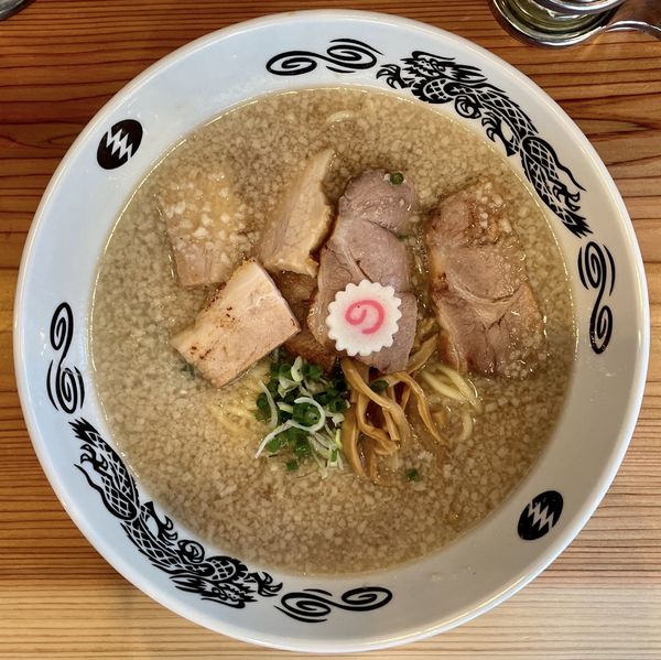 「肉ニンニク中華ソバ ＋ 和え玉」@中華ソバ 燜tana 上石神井店の写真