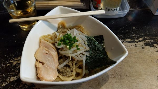 「超煮干油そば」@つけ麺専門店 きじ亭の写真