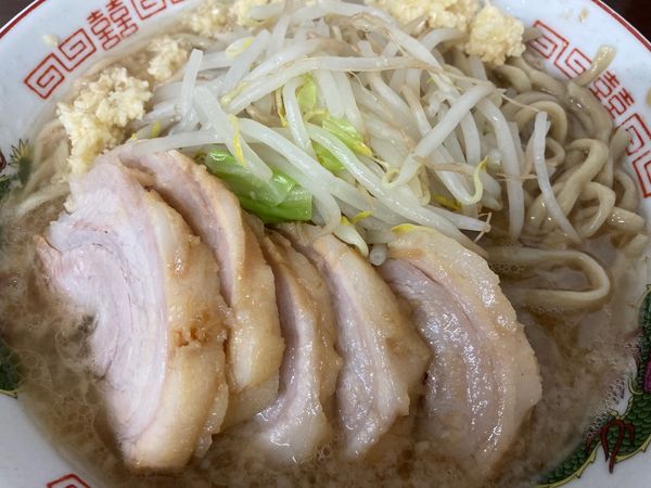 「小ぶた＋ヤサイ少な目＋ニンニク」@ラーメン二郎 横浜関内店の写真
