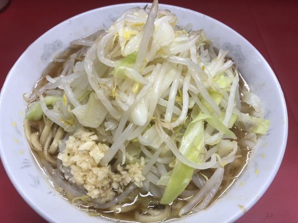 「豚2枚入り 小ラーメン」@ラーメン二郎 環七一之江店の写真